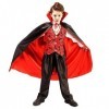 Xumplo Costume de vampire pour enfant - Costume dHalloween avec cape - Pour enfant - Pour Halloween, Dress Up Party, jeu de 