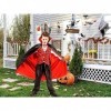 Xumplo Costume de vampire pour enfant - Costume dHalloween avec cape - Pour enfant - Pour Halloween, Dress Up Party, jeu de 