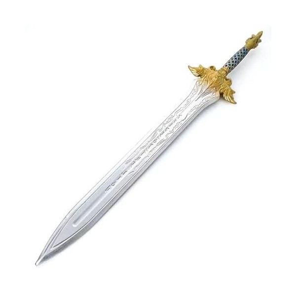 Gaweco Warcraft World King Llane Épée 32" en mousse PU Royal Guardian Sword Cosplay Props Halloween