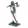 Joh. Vogler GmbH Statuette de templier allemand avec hache et épée 18 cm