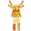 laughZuaia Costume de fée Yuko pour bébé et enfant avec ailes et pantalon 100, orange 1 