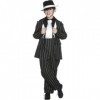 NET TOYS Costume de Gangster pour Enfant - Tenue de Mafia Noire Taille M 140 cm - Costume de Mafia - Gangster Costume Enfant 