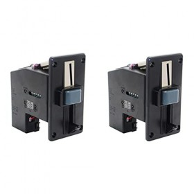 Fxndknjks 2 pièces 626 Multi Coin Accepteurs Validator Sélecteur électronique Mécanisme Pièces de Rechange pour Distributeur 
