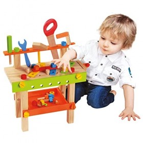 Bino 82149 Jouet en bois datelier Multicolore - version allemande