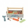 Toyvian 1 Jeu Boîte à Outils De Simulation Jouet en Bois pour Enfants Outils pour Enfants Jouet Dintelligence Précoce Jouets