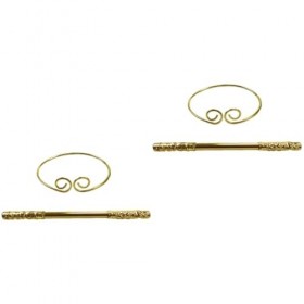 FRCOLOR Lot de 4 robes dorées pour enfants - Bandeau pour enfants - Accessoires de cosplay Wukong pour la photographie de nou