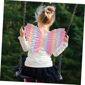ibasenice 5 Ensembles Ailes DAnge Filles Tenue Robes Pour Enfants Robe Pour Bébé Fille Enfants Ailes De Papillon Enfants Per