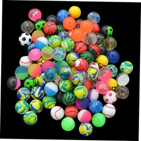 Toyvian 80 Pcs Balles Rebondissantes pour Enfants Fête Faveur Balles Rebondissantes Balles Rebondissantes Assorties Balles Go