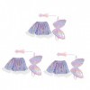 Holibanna 3 Ensembles 3Pcs Tenues dailes De Papillon dange pour Les Filles Adolescentes Vêtements Tenues De Jeu De Rôle Acc