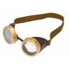 Forum Novelties - AC5676 - Lunettes aviateur marrons steampunk