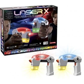 Laser X - Micro Double Blaster Evolution - Jeu de tir - Laser Game - Dès 6 ans - Lansay