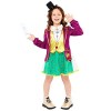 amscan 9916206 – Costume officiel Roald Dahl Willy Wonka pour fille 8–10 ans