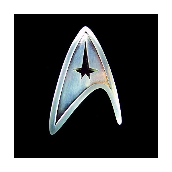 QMx Star Trek Starfleet Command Division Badge Prop Replica Accessoire de déguisement 