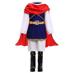 Costume de prince charmant pour garçons et enfants,Costume médiéval du roi royal Charles William Arthur,Costume dHalloween,c