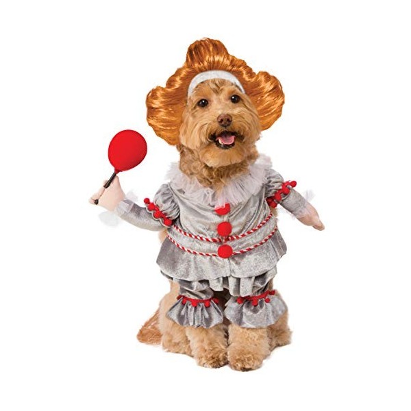 IT Pennywise Fancy Dress Costume for Pets Medium