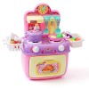 XCXDX Mini Jouets De Cuisine Joyeux, Jeux De Rôle De Chef pour Enfants, Vaisselle Simulée, 15 Accessoires, Couleurs Vives