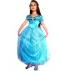 Inception Pro Infinite Déguisement - Costume - Carnaval - Halloween - Princesse - Cendrillon - Couleur bleue - Fille - Taille