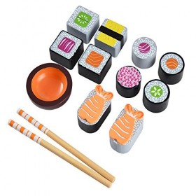 MAGNI- Jeu de Sushi en Bois, 2127