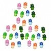 Yardwe Lot de 30 mini tortues miniatures miniatures figurines danimaux miniatures bonsaï figurines tortues artificielles tor