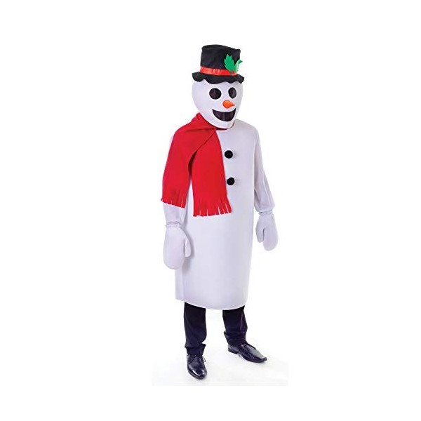 Bristol Novelty Ac793 Ensemble de Costume Bonhomme de Neige, Multicolore, Taille Unique