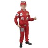 DigiTizerArt Costume de pilote de voiture de course pour garçons, filles avec casquette Peaked Cosplay Costume dHalloween Ro