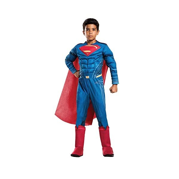 Rubies Justice League Boys Deluxe Superman Costume L