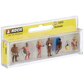 Noch - 15850 - Modélisme Ferroviaire - Figurine - 6 Baigneurs