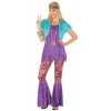 Bristol Novelty 701089L000 Costume Groovy pour femme | Déguisement hippie multicolore 44-46