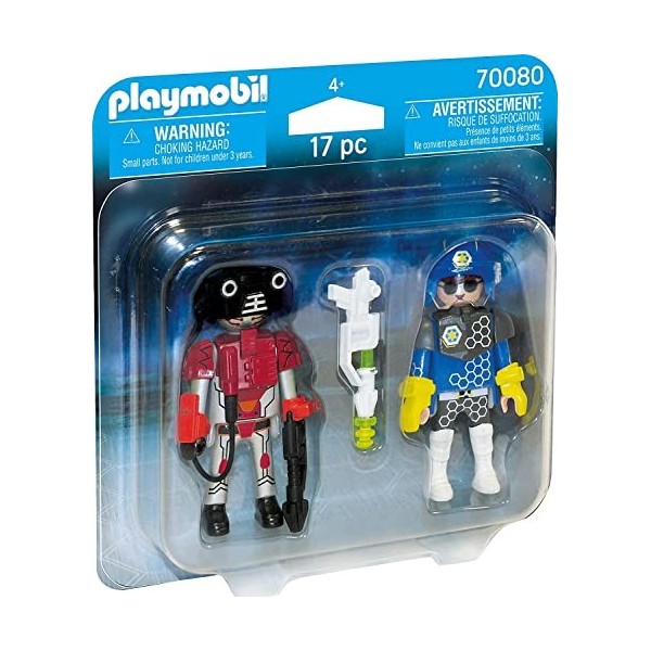 Playmobil Policier de lespace et Robot