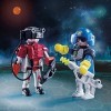 Playmobil Policier de lespace et Robot