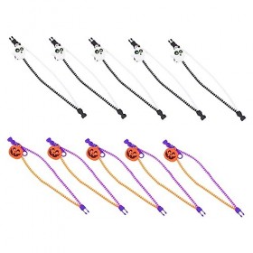 TOYANDONA 40 Pièces Bracelet à Fermeture Éclair Remplisseur De Sac De Fête De Noël Bracelet Flocon De Neige Bracelet Compte à