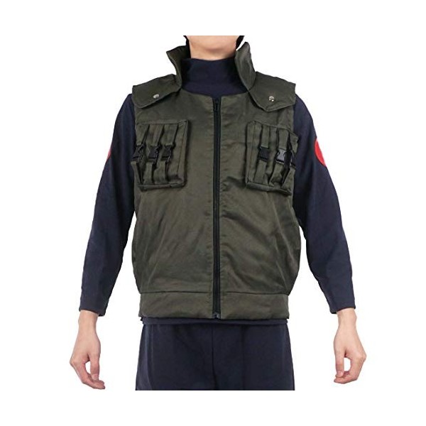 Veste Ninja de Kakashi Hatake | Costume Gilet de Protection pour Chunin & Jonin | Taille: XXL