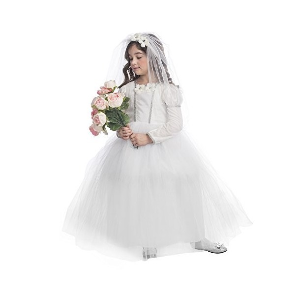 Dress Up America Costume de princesse de mariée pour les filles