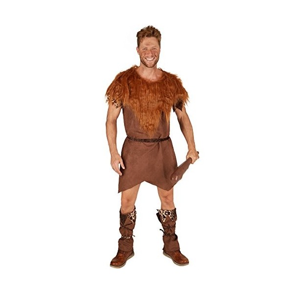 dressforfun Costume pour Homme Chasseur de l’Âge de Pierre | Tunique confortable | Costume de carnaval parfait et sauvage L 