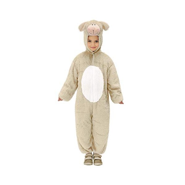 WIDMANN 9786K COSTUME AGNELLO 3/5 113CM PELUCHE C/CAPPUCCIO 9786