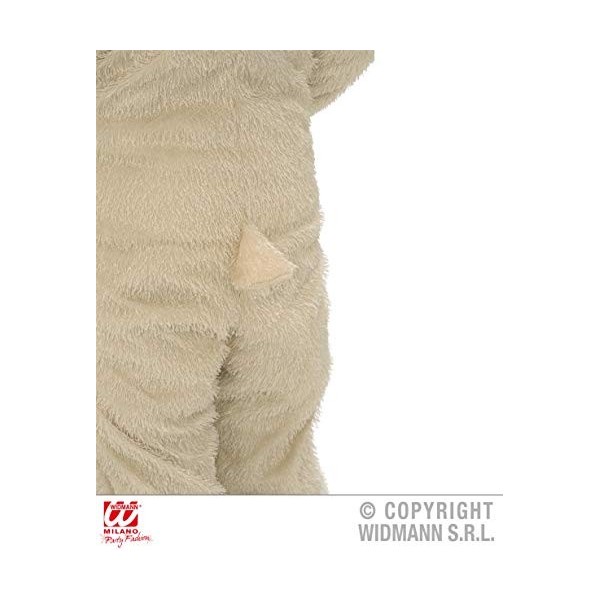 WIDMANN 9786K COSTUME AGNELLO 3/5 113CM PELUCHE C/CAPPUCCIO 9786