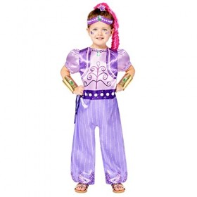 amscan 9909187 Déguisement officiel Shimmer and Shine pour fille 4-6 ans 