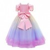 IBTOM CASTLE Filles Princesse Robe+Accessoires Raiponce Ensemble Conte De Fées Cosplay Halloween Carnaval Costumes Noël Anniv