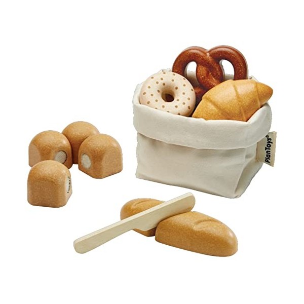 PLAN TOYS - Mon Panier Boulanger - Bois - PT3628