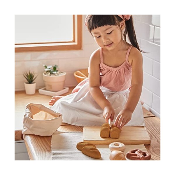 PLAN TOYS - Mon Panier Boulanger - Bois - PT3628