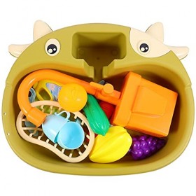 1 Jeu Lave-vaisselle Jouet Évier Jouet Drôle De Maison De Jeu Jouet De Nourriture Dépicerie De Cuisine Évier Jouet Avec Eau 