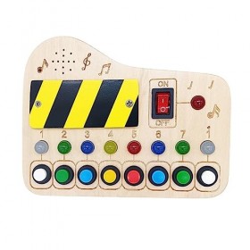 Fiorky Jouets sensoriels en Bois pour Enfants dâge préscolaire, Jeu doutils de Tournevis en Bois pour Enfants avec Interrup