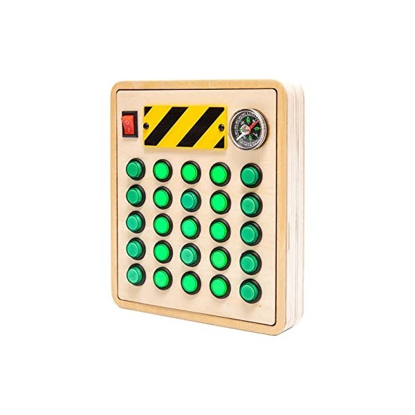 MagiDeal Montessori Durable Cognition Jeu Motricité Fine Jouets Sensory Board Jouet pour Préscolaire