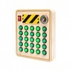 MagiDeal Montessori Durable Cognition Jeu Motricité Fine Jouets Sensory Board Jouet pour Préscolaire