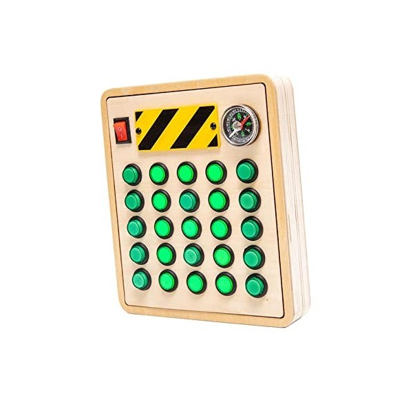 MagiDeal Montessori Durable Cognition Jeu Motricité Fine Jouets Sensory Board Jouet pour Préscolaire