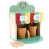 Backbayia 9pcs Jeu DImitation Cafetière en Bois Enfant Jouets de Cuisine