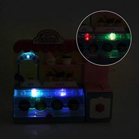 Backbayia Jeu DImitation Kit Jouet Crème Glacée Electrique pour lanniversaire Cadeaux de Noël