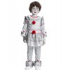 IKALI Clown pour enfants costume dHalloween Pennywise costume effrayant exotique pour garçons et filles 3-4 ans