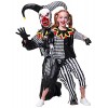 IKALI Clown pour enfants costume dHalloween Pennywise costume effrayant exotique pour garçons et filles 3-4 ans