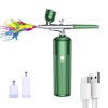 Holzsammlung Aerographe, Multi-Function Airbrush Set Compressor avec le Maquillage, lartisanat, la Décoration de Gâteaux, la